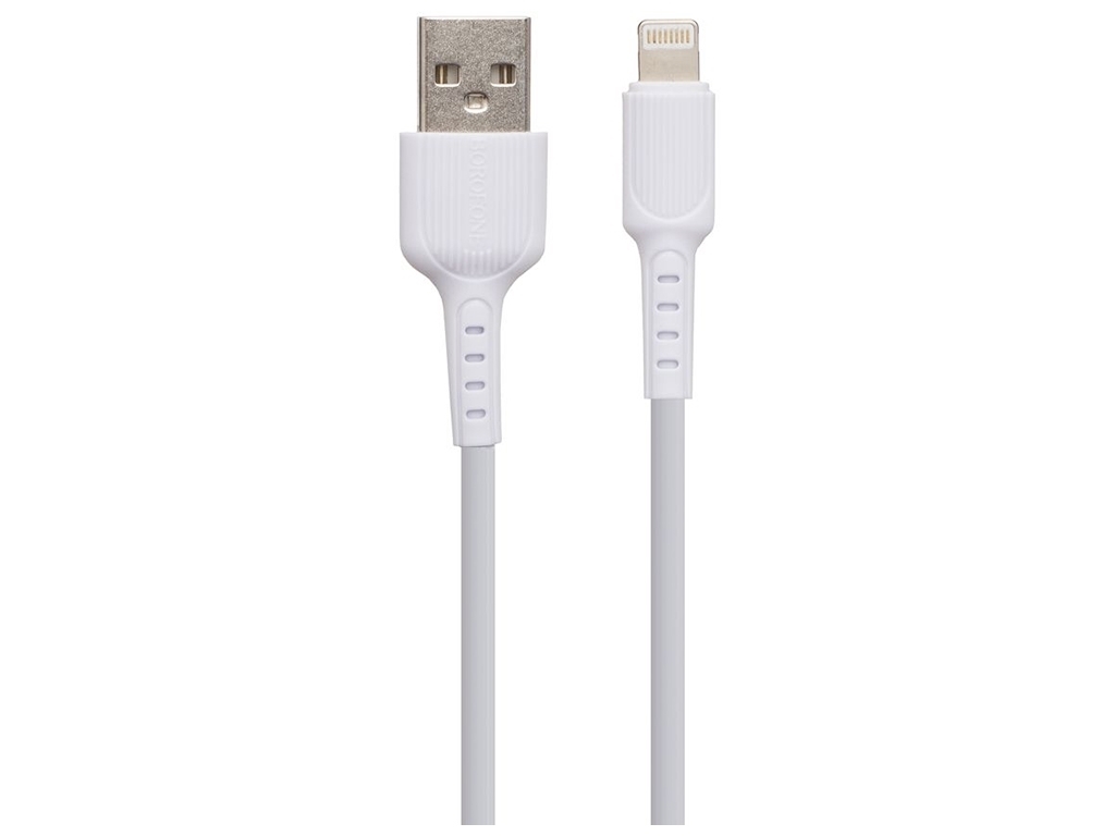 Кабель USB Borofone BX16 Lightning Колір Білий