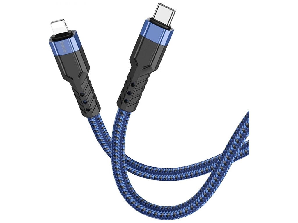 Кабель USB Hoco U110 PD Type-C to Lightning 1.2m Колір Синій