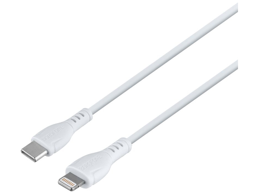 Кабель USB Borofone BX51 Triumph Type-C to Lightning 12W Цвет Белый