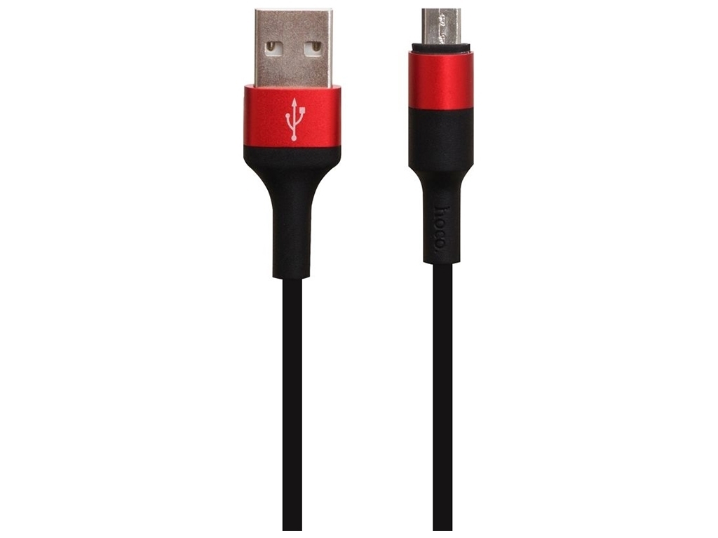 USB Hoco X26 Xpress Charging Micro Цвет Чёрно-Красный