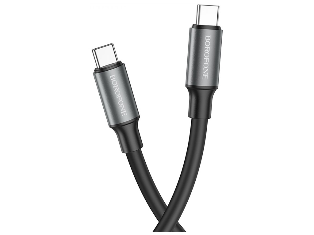 Кабель USB Borofone BX82 60W Type-C to Type-C, Чёрный