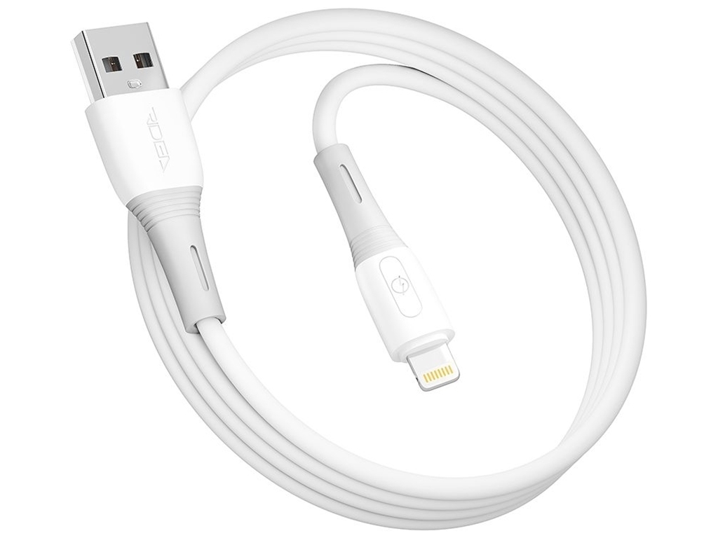 Кабель USB Ridea RC-M133 Spring 12W Lightning, Белый