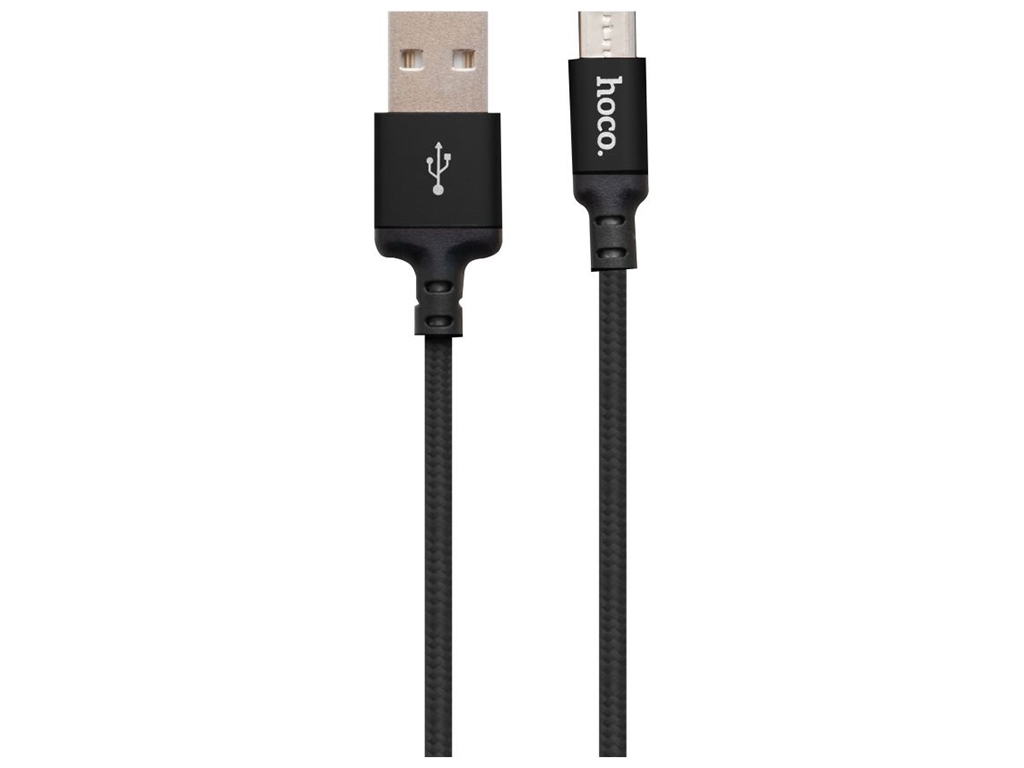Кабель USB Hoco X14 Times Speed Micro, Чёрный