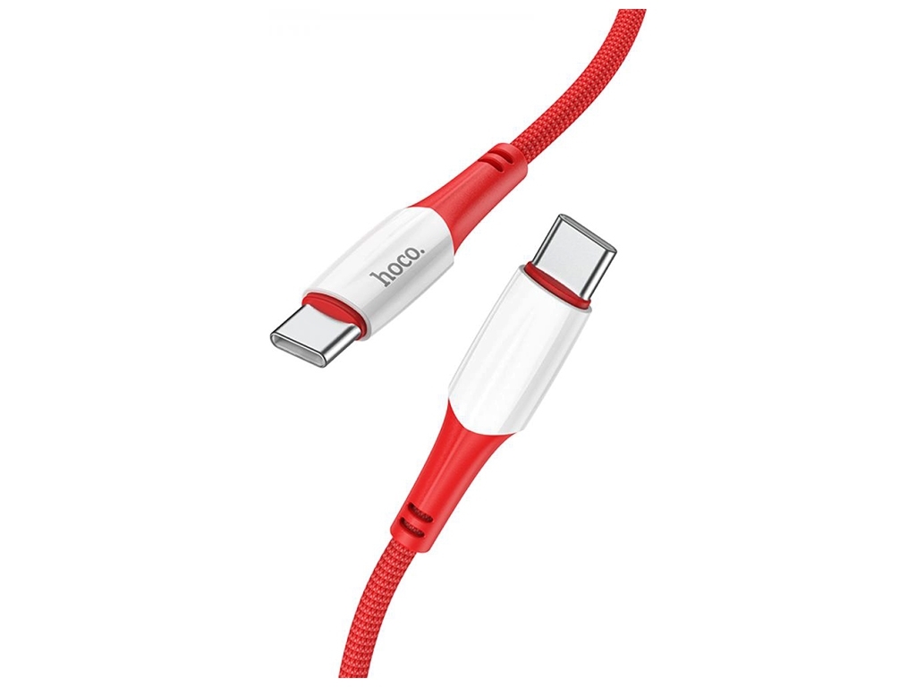 Кабель USB Hoco X70 Ferry 60W Type C to Type C, Красный