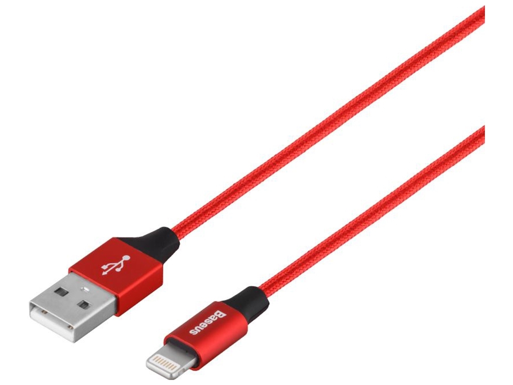 Кабель USB Baseus USB to Lightning 2A 1.8m CALYW-A, Красный