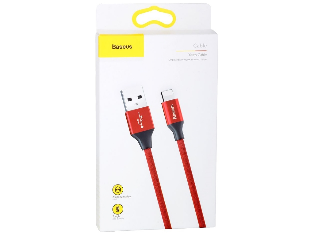 Кабель USB Baseus USB to Lightning 2A 1.8m CALYW-A, Красный
