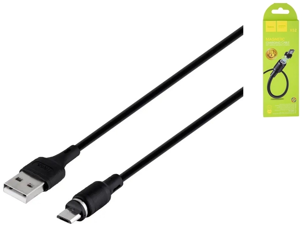 Кабель USB Hoco X52 Sereno magnetic Micro Цвет Черный
