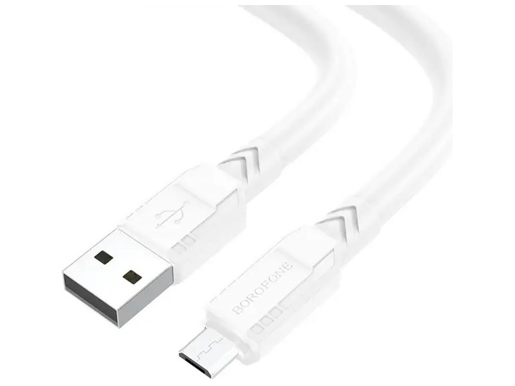 Кабель USB Borofone BX81 Micro, Білий