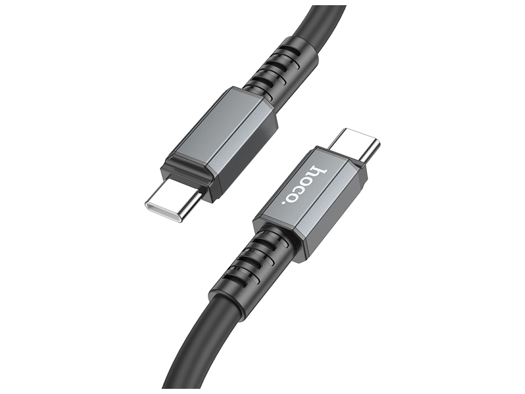 Кабель USB Hoco X85 60W Type-C to Type-C Цвет Чёрный