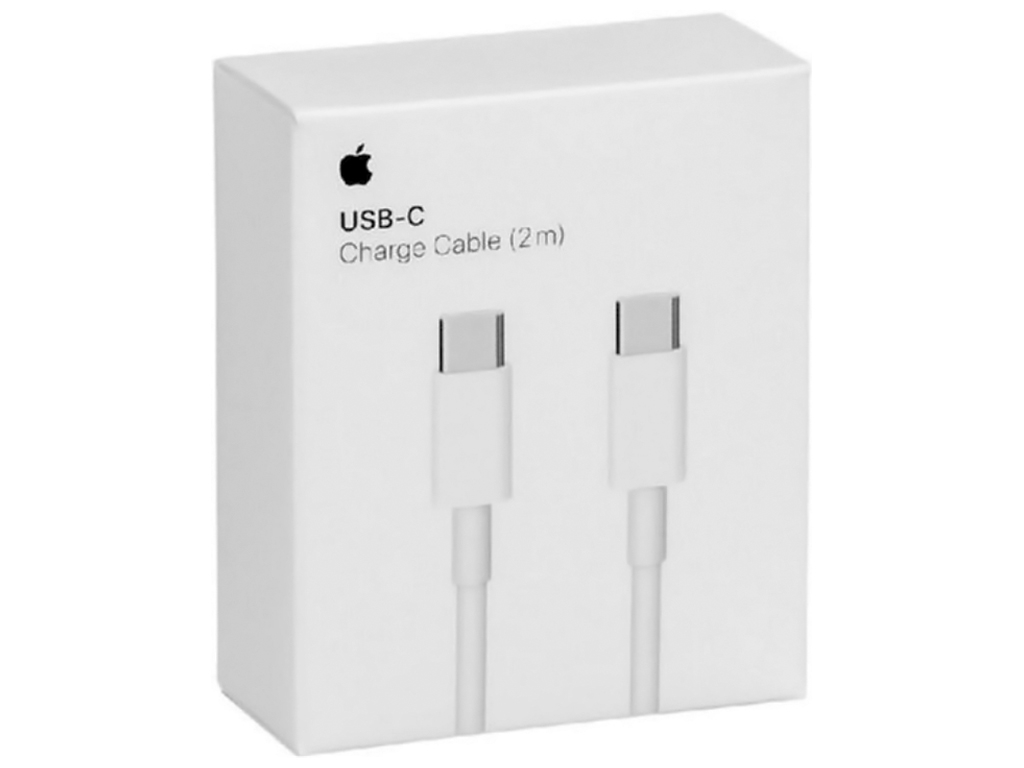 Кабель USB Apple Type-C to Type-C 2m 1:1 Колір Бiлий