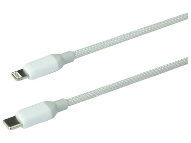 Кабель USB Borofone BX68 PD20W Type C to Lightning Колір Сталевий