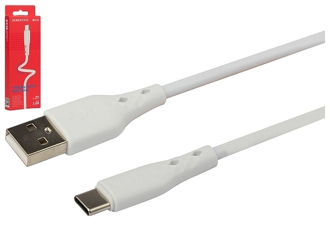 Кабель USB Borofone BX48 Type-C, Белый