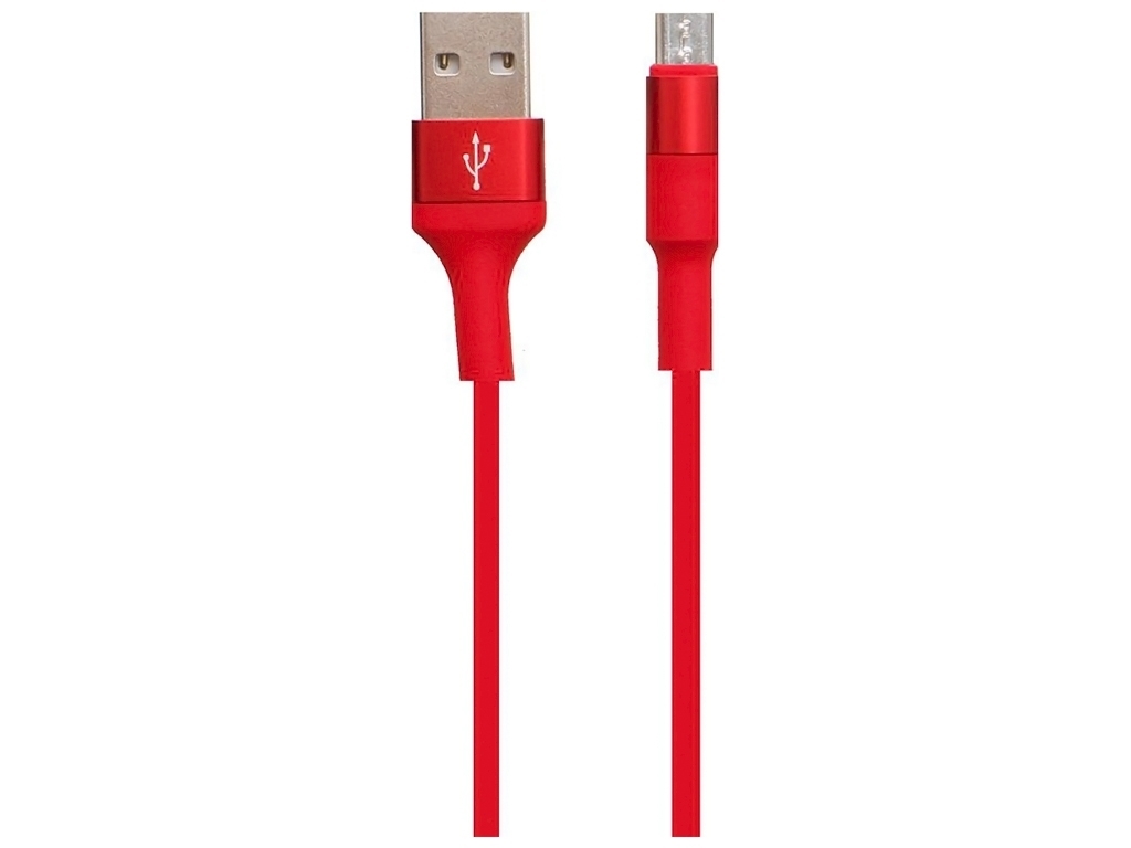 Кабель USB Hoco X26 Xpress Charging Micro, Красный