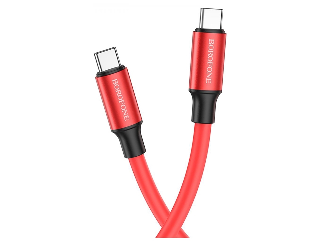 Кабель USB Borofone BX82 60W Type-C to Type-C, Красный