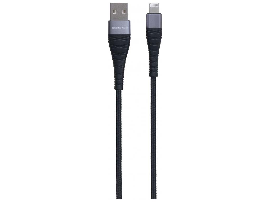 Кабель USB Borofone BX32 Munificent Lightning 0.25m Цвет Чёрный