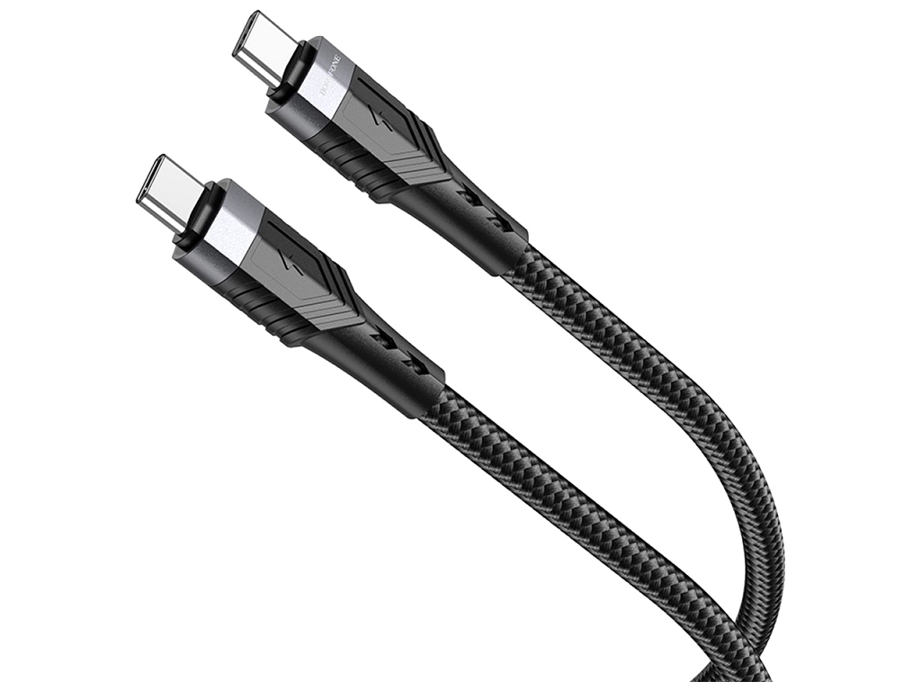 Кабель USB Borofone BU35 60W Type-C to Type-C 1,2m Колір Чорний
