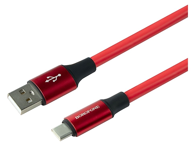 Кабель USB Borofone BX82 Type-C, Червоний
