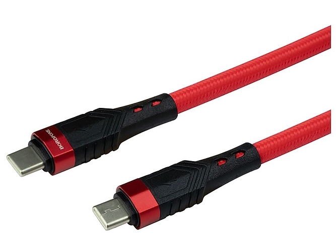 Кабель USB Borofone BU35 60W Type-C to Type-C 1,2m, Червоний