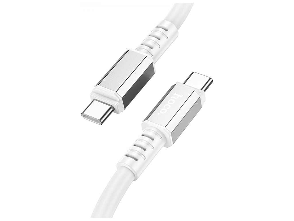 Кабель USB Hoco X85 60W Type-C to Type-C, Белый