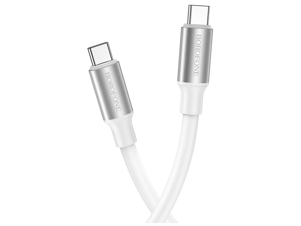 Кабель USB Borofone BX82 60W Type-C to Type-C, Белый
