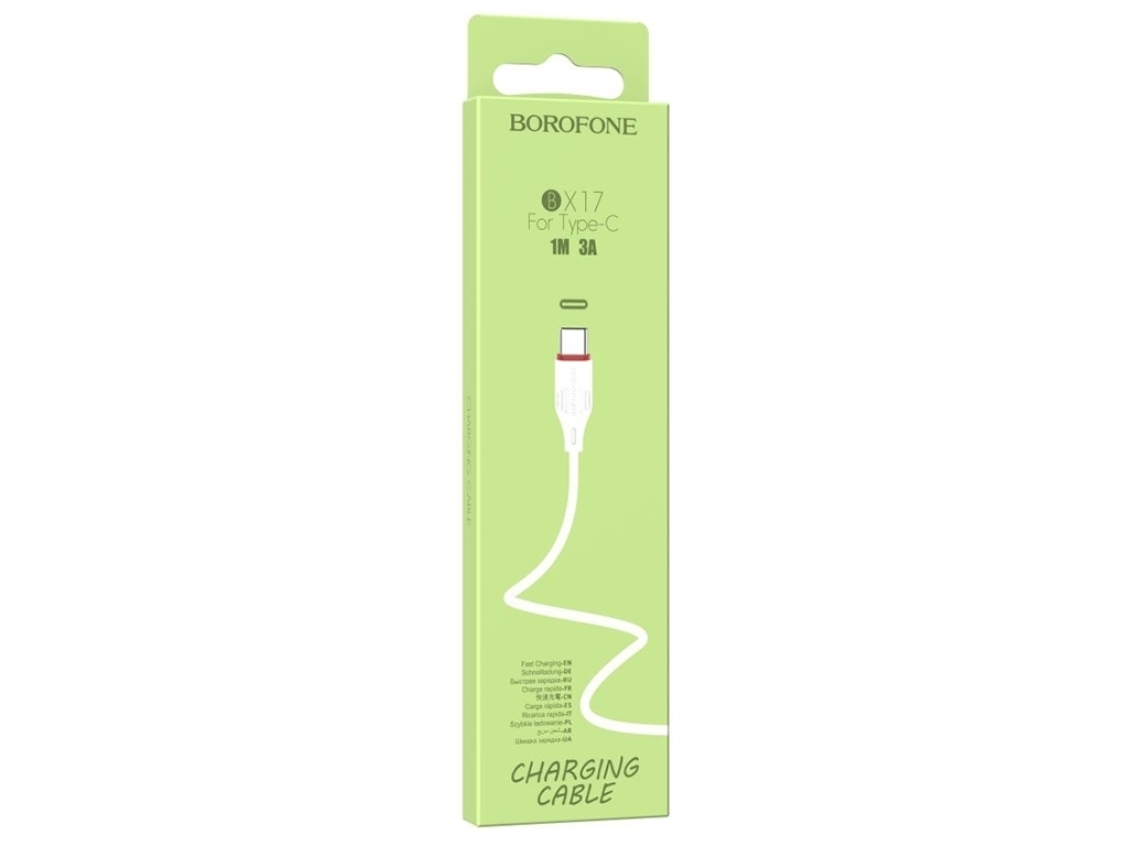 Кабель USB Borofone BX17 Type-C, Білий