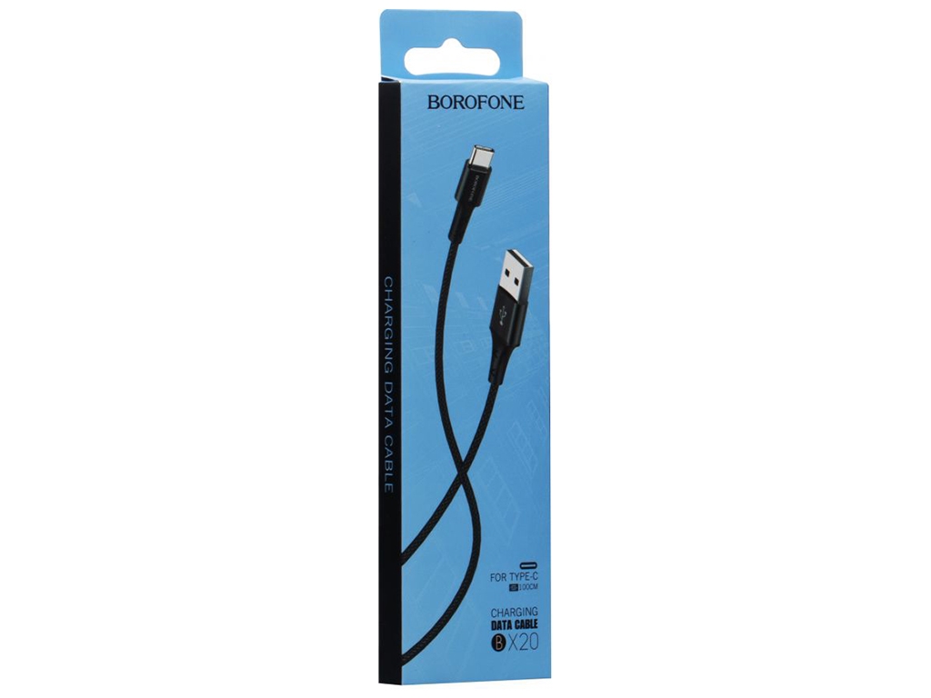 Кабель USB Borofone BX20 Type-C, Чорний