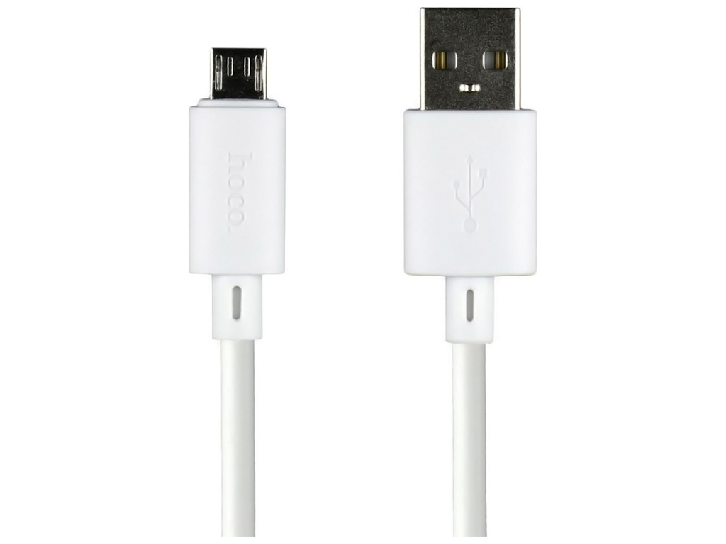 Кабель USB Hoco X88 Gratified Micro 2.4A, Белый