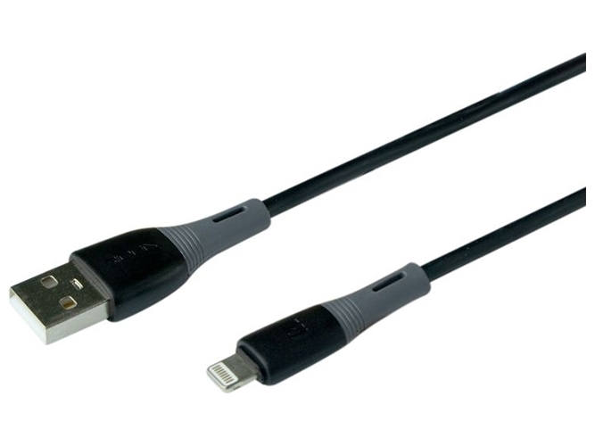 Кабель USB Ridea RC-M133 Spring 12W Lightning Цвет Чёрный