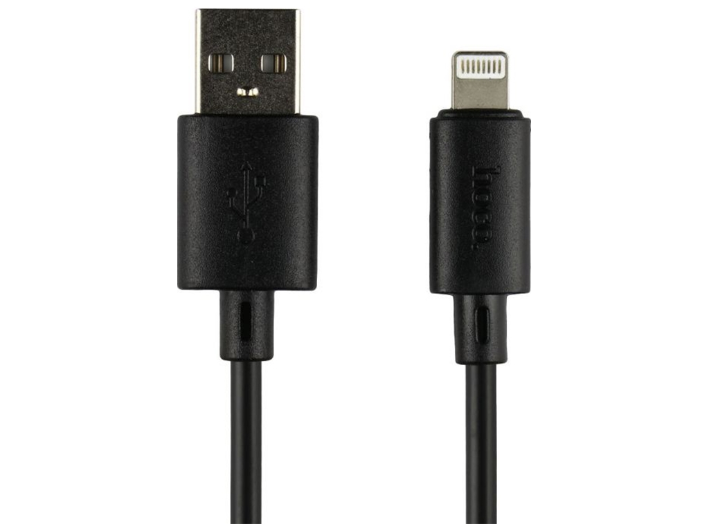 Кабель USB Hoco X88 Gratified Lightning 2.4A Цвет Чёрный