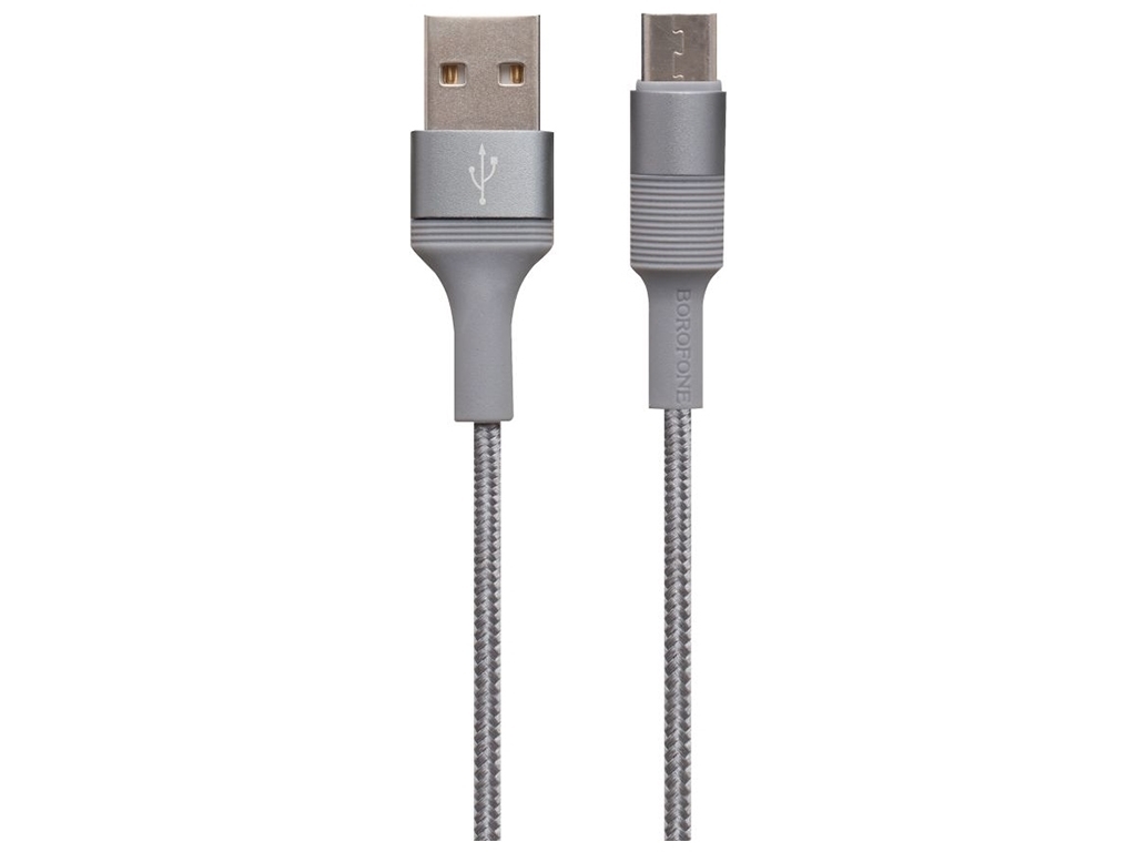 Кабель USB Borofone BX21 Micro Колір Сірий