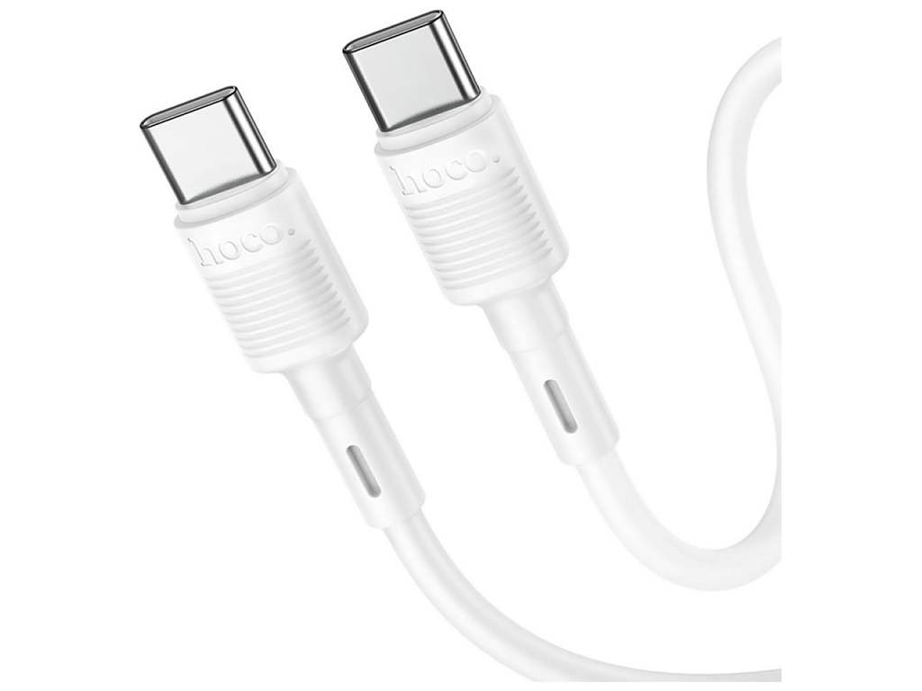 Кабель USB Hoco X83 60W Type-C to Type-C, Білий