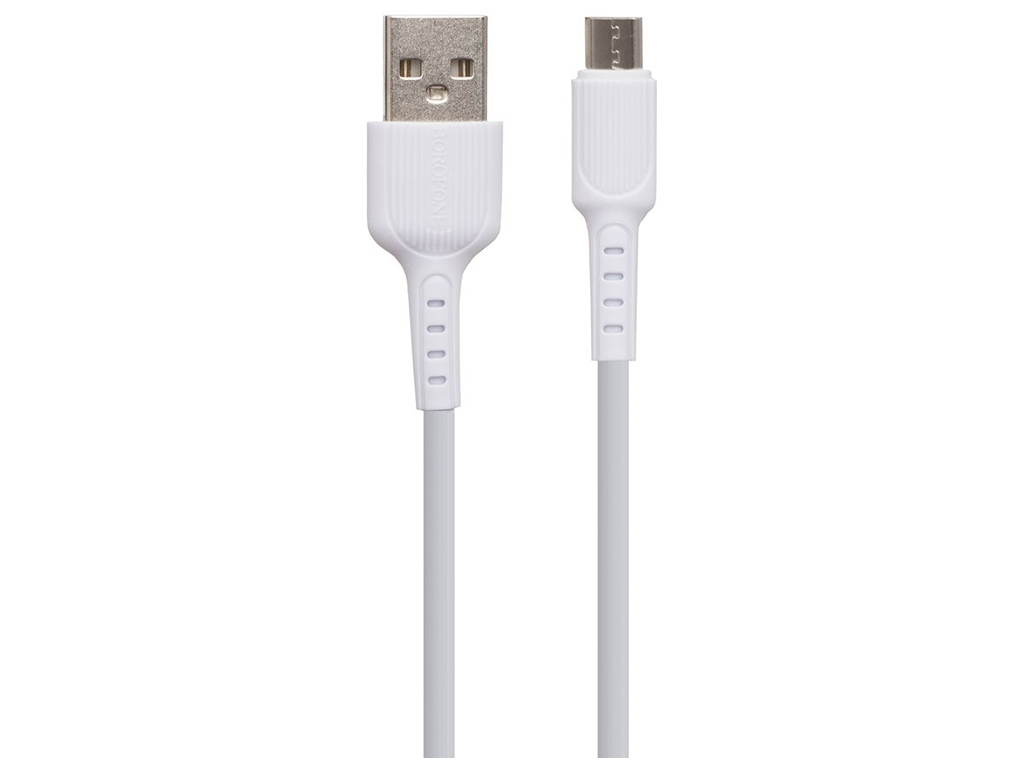 Кабель USB Borofone BX16 Micro, Білий