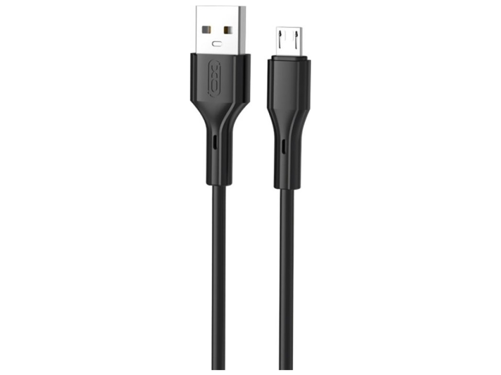 Кабель USB XO NB230 Rock Series Micro 2.4A Цвет Черный