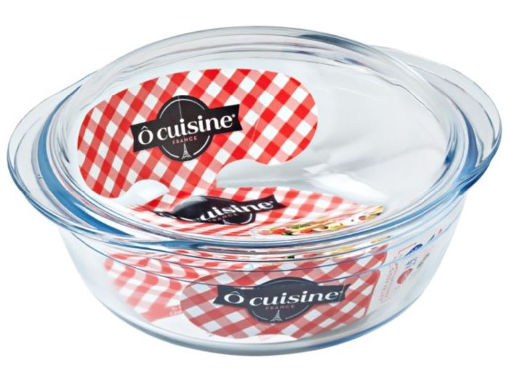 Каструля скляна O Cuisine, з кришкою, кругла, 1л, 18см, 3426470261531