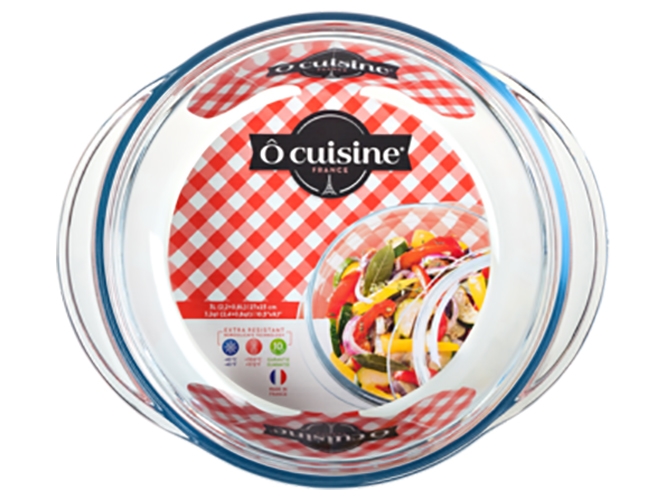 Каструля скляна O Cuisine, з кришкою, кругла, 3л, 3426470261555