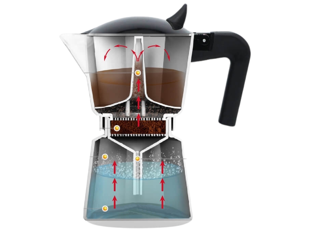 Кофеварка Maestro Espresso Moka, алюминиевая, 300мл
