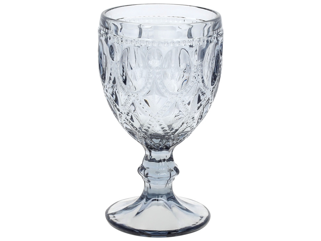 Бокал для вина, 300мл, цвет – серо-голубой