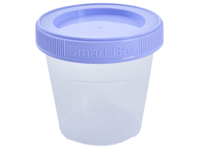 Контейнер Smart Box круглый, 500мл (цвет прозрачный березовый) 124085