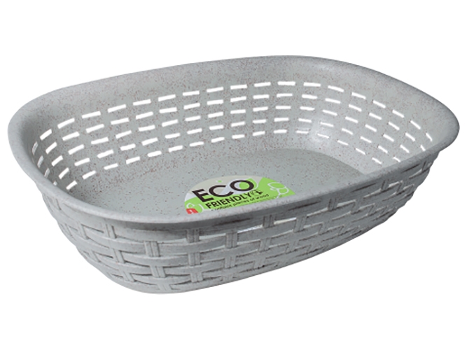 Корзинка Ротанг ECO WOOD, 30,5х21,5х7,5см (колір полин) W168081