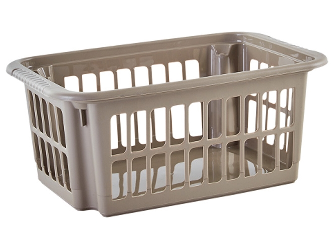 Кошик пластикова, 39х25х17см, 10л (колір какао) 122058