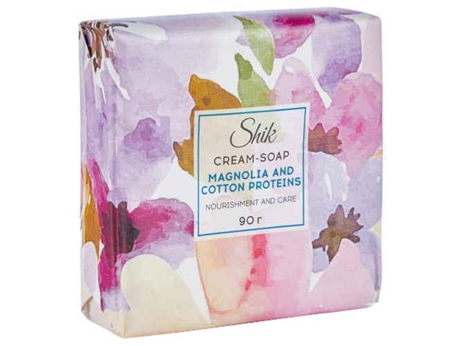 Крем-мыло твердое Shik Магнолия и протеины хлопка 90г