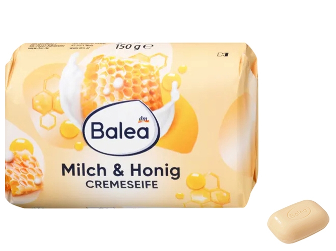 Крем - мило тверде туалетне Balea Milch&Honig, 150г
