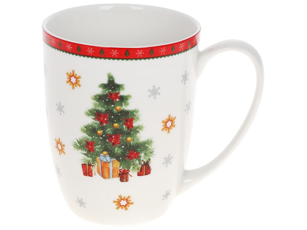 Кухоль порцеляновий Святковий флер, 400мл