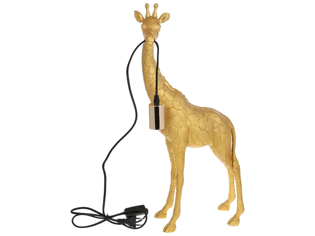 Лампа Жираф, 60см, колір – золотий