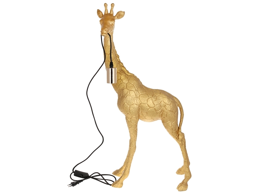 Лампа Жираф, 80см, колір – золотий
