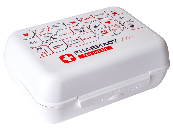 Ланч-бокс с декором (цвет белый) 127048