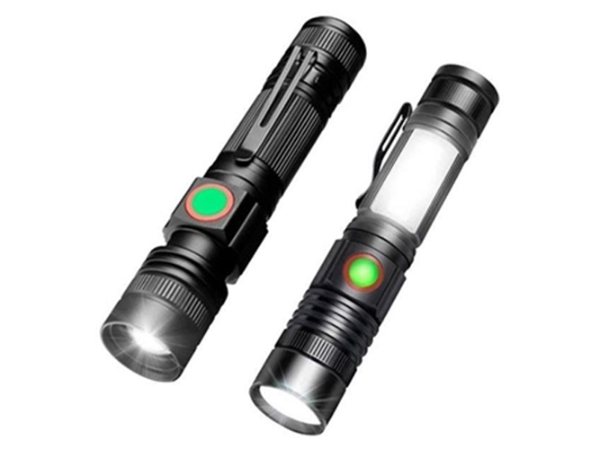 Фонарь BL-502-T6+COB, 1x18650, магнит, зажим, zoom, ЗУ microUSB (BL-502-T6+COB)