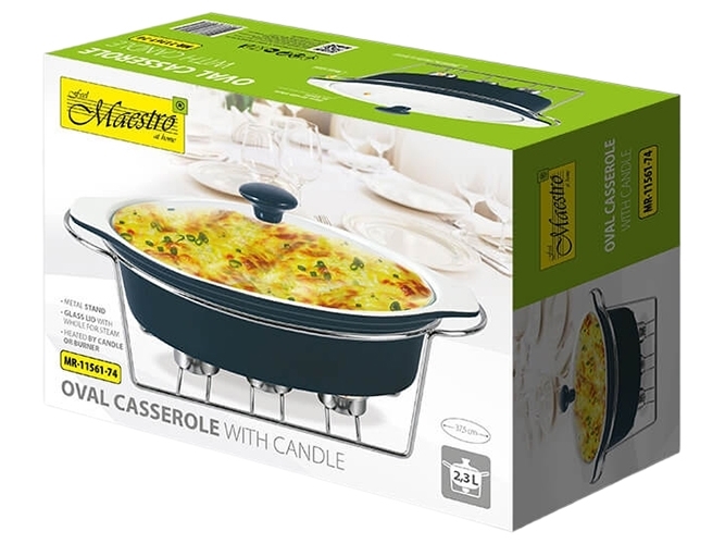 Марміт керамічний Maestro овальний, 37,5см