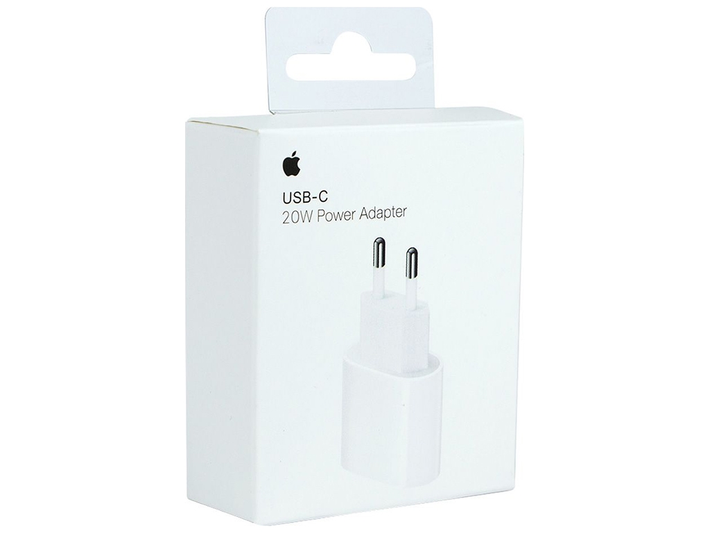 Мережевий Зарядний Пристрій Apple PD 20W 1:1 М'ята упаковка Колір Бiлий