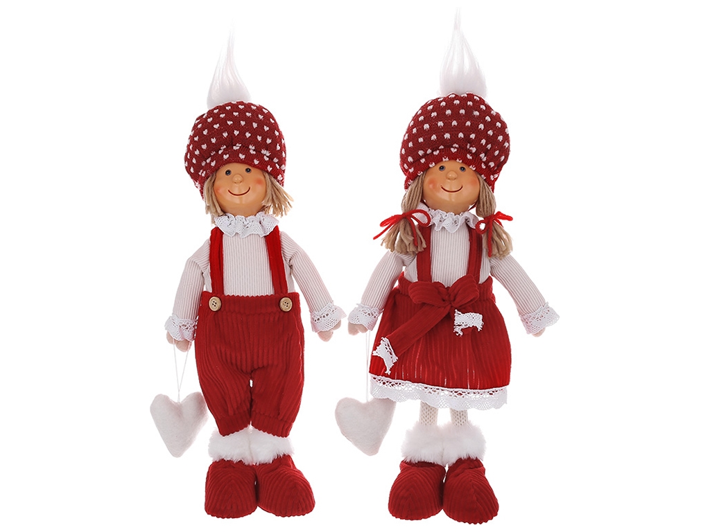 Мягкая игрушка Дети, 17x9x37см, 2 вида